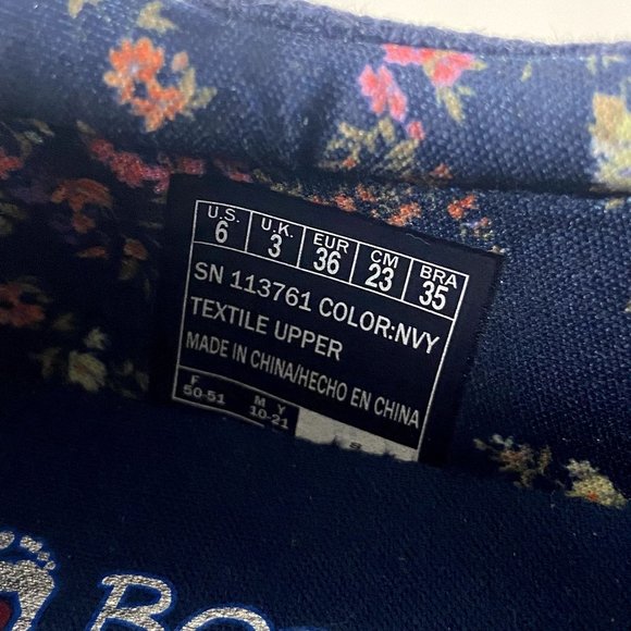 Skechers Bobs Skipper Laurel Oak Slip On Memory Foam Womens Size 6 Navy Blue - Picture 9 of 14